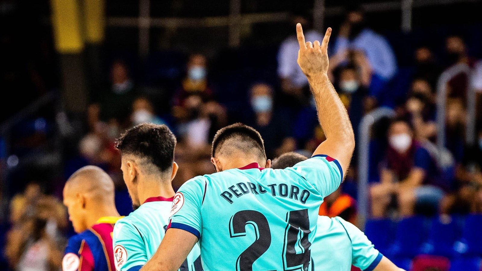 Pedro Toro ha marcat el primer gol del Llevant