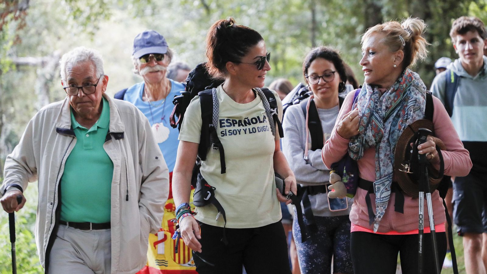 Macarena Olona inicia el Camí de Sant Jaume a Sarria