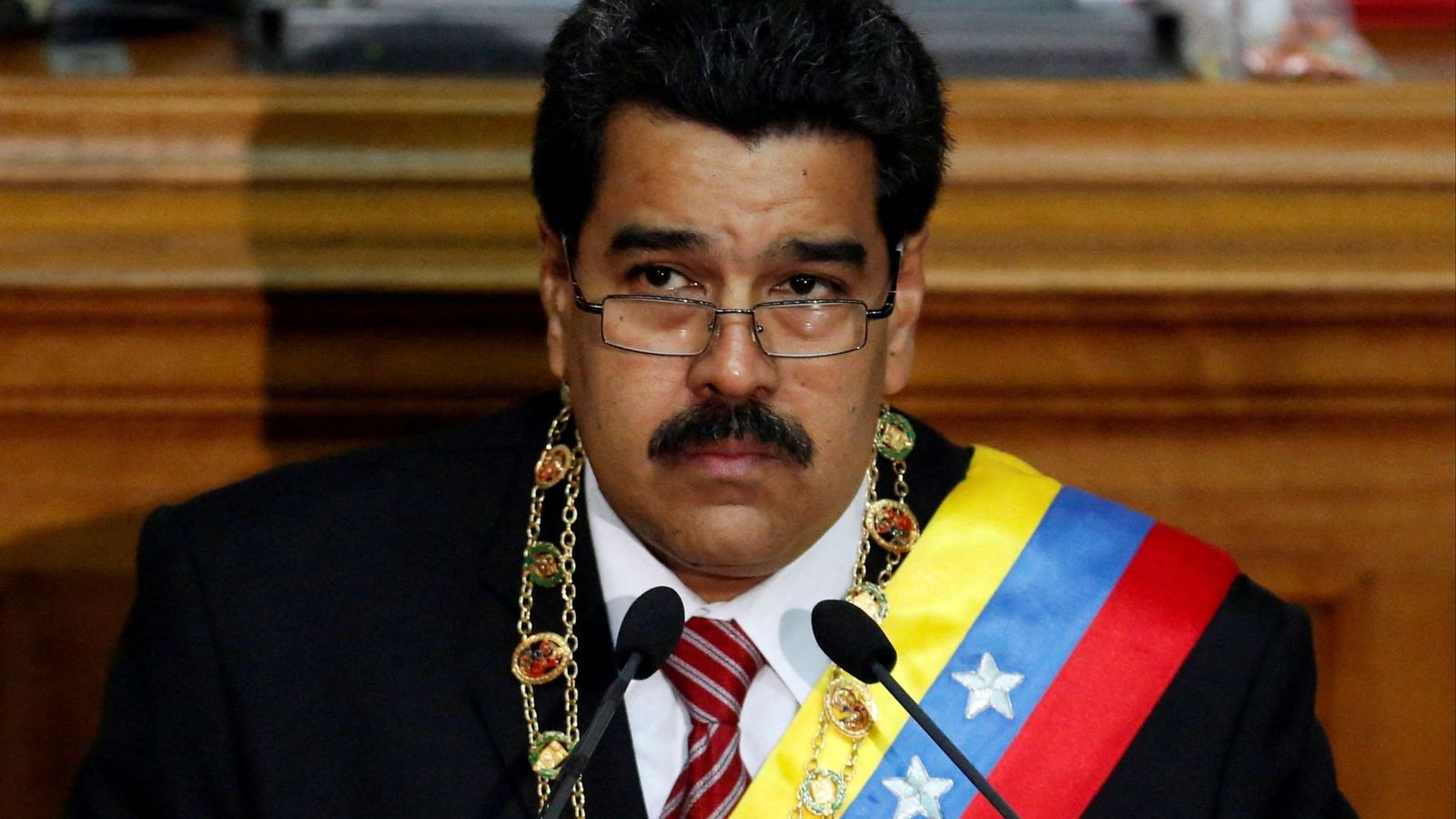 Maduro en una compareixença passada en l'assemblea nacional veneçolana