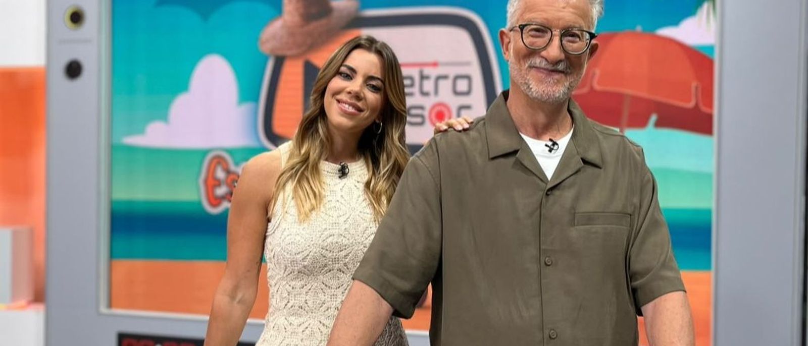 Anaïs Ordóñez i Josep Ramon Lluch ens han acompanyat els dissabtes per la nit en À Punt amb el programa 'El retrovisor'