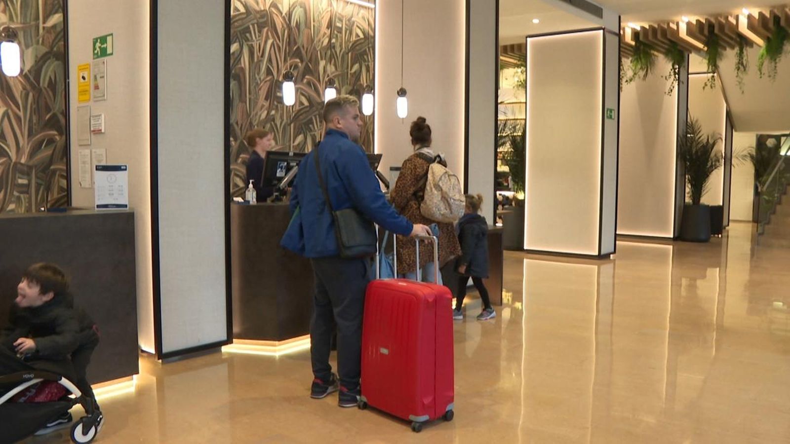 Imatge d'arxiu de la recepció d'un hotel