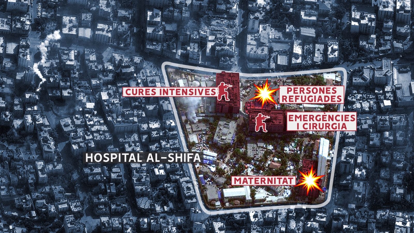 Atac de les tropes israelianes a l'hospital d'Al-Shifa