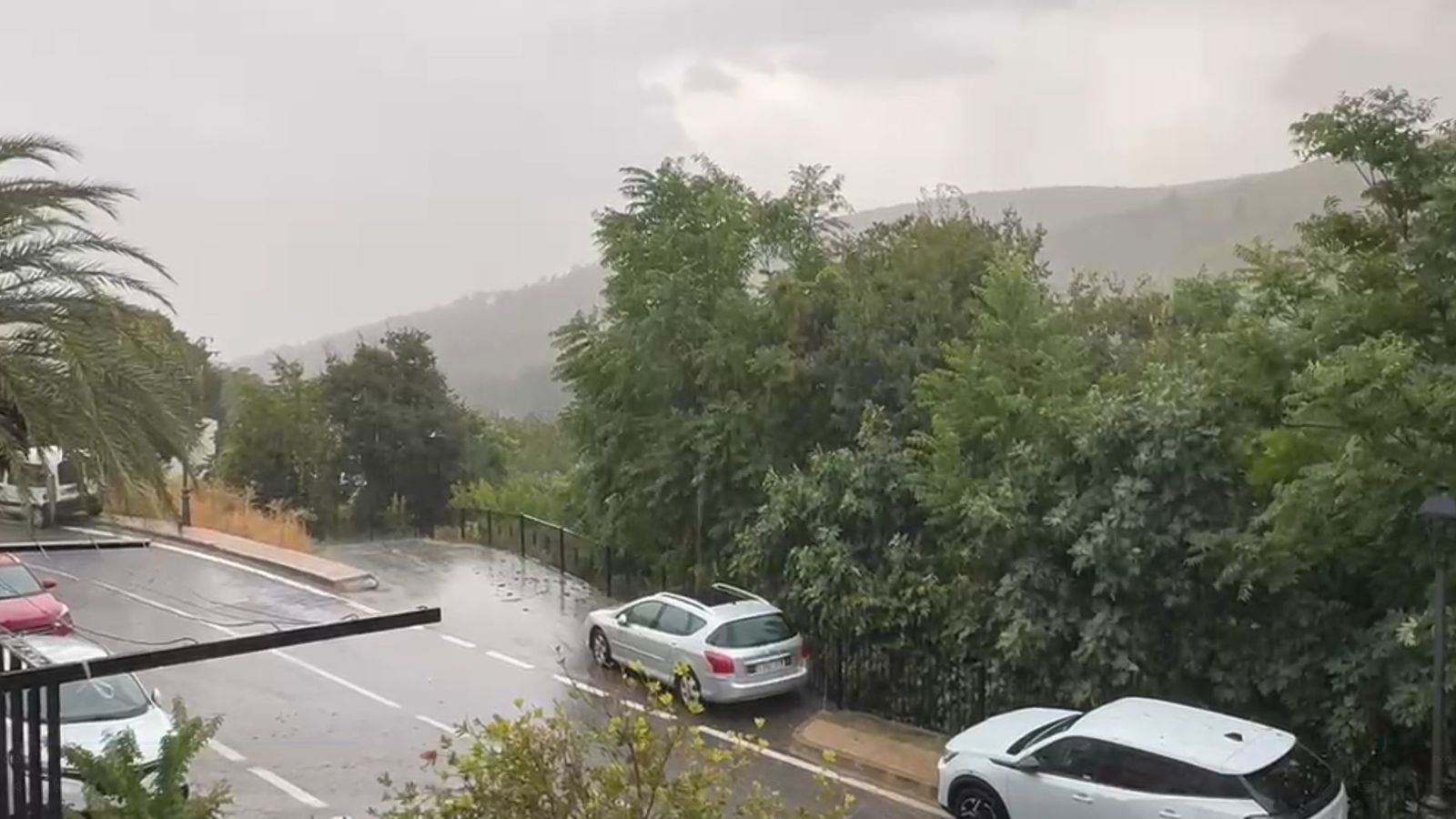 Pluja al municipi de Teresa