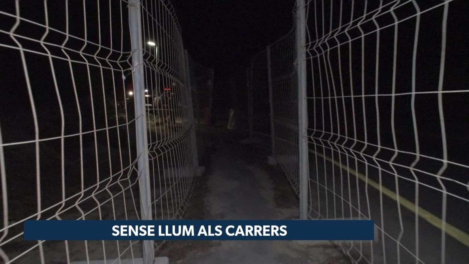Sense llum als carrers