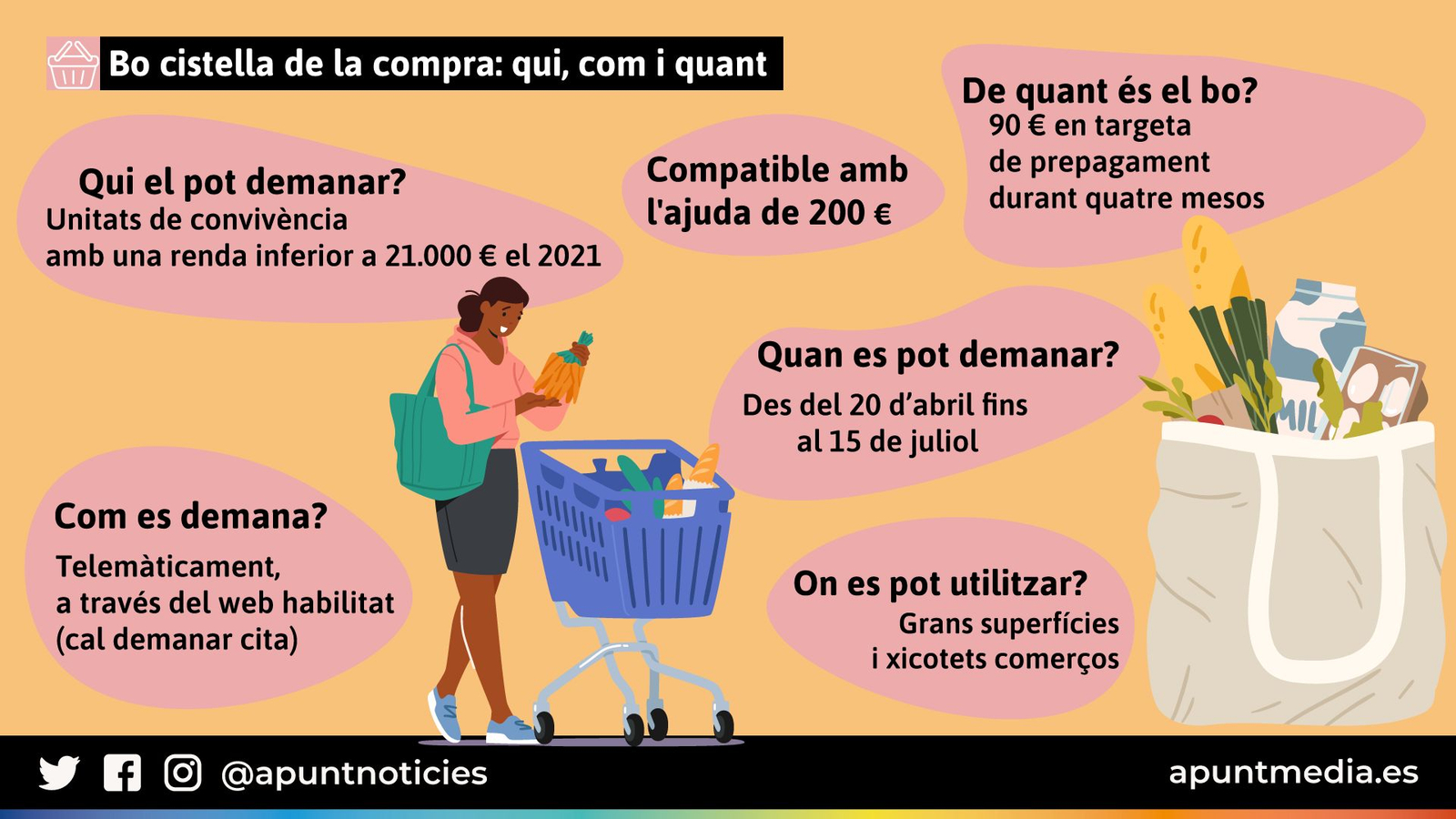 Tot el que necessites saber sobre el bo cistella de la compra
