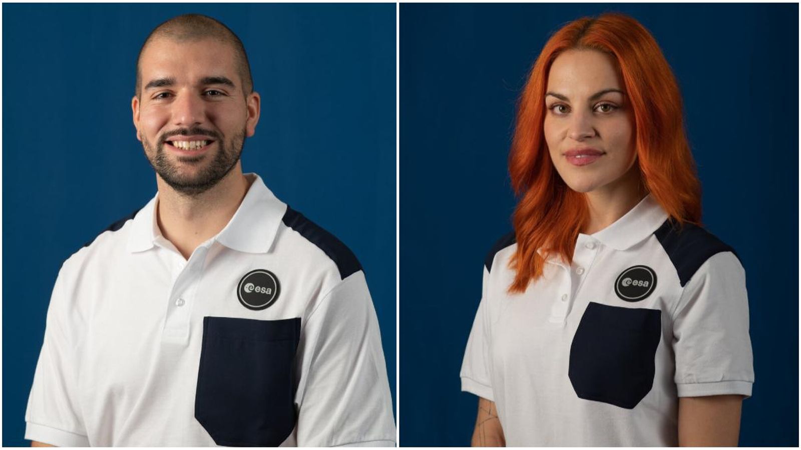 L'enginyer aeronàutic Pablo Álvarez i la investigadora en oncologia Sara García