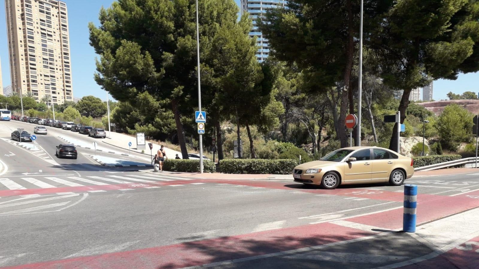 Encreuament en què s'ha produït l'accident