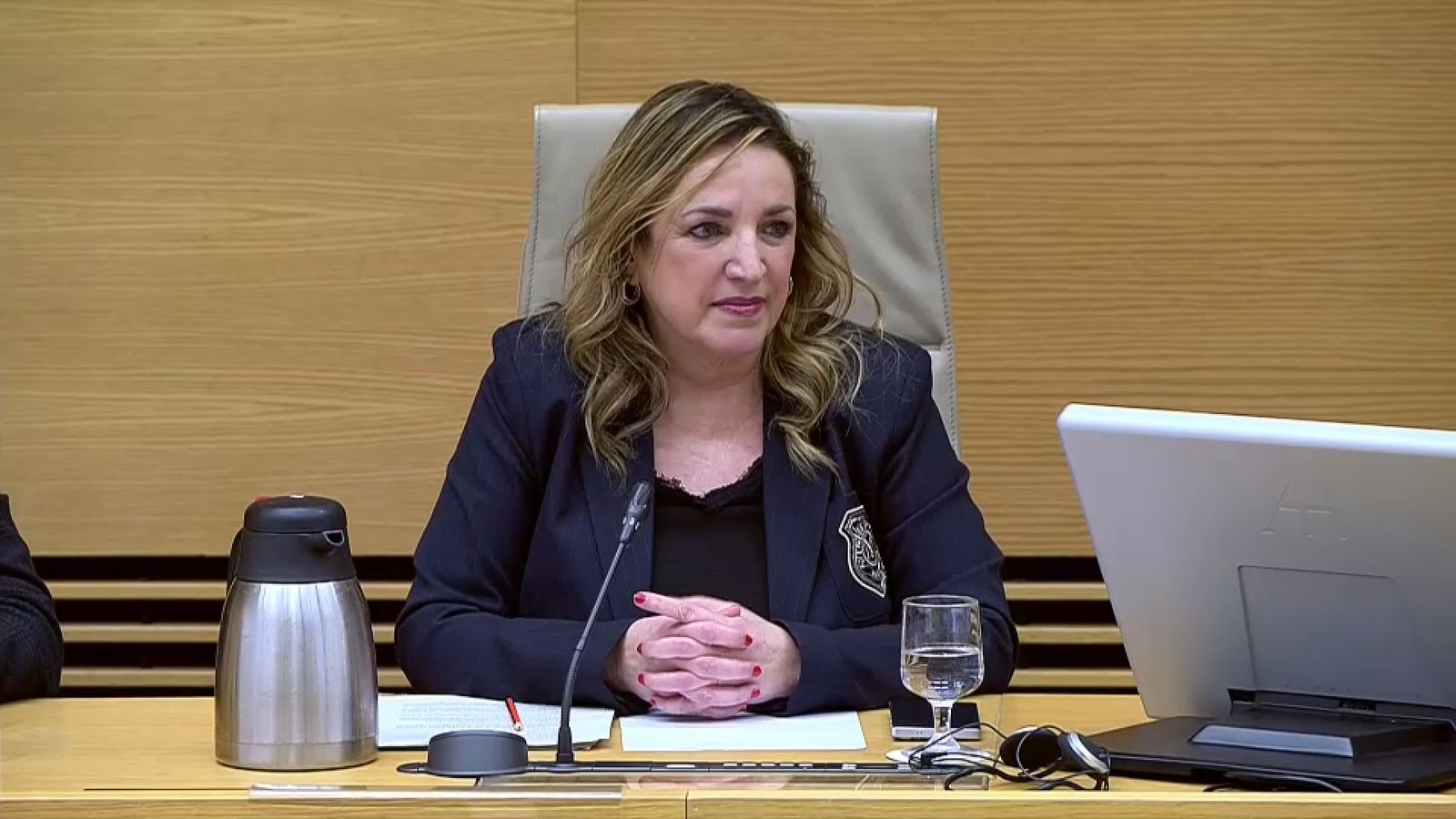 La cap de meteorologia d'À Punt Victòria Roselló en la comissió de la dana al Congrés