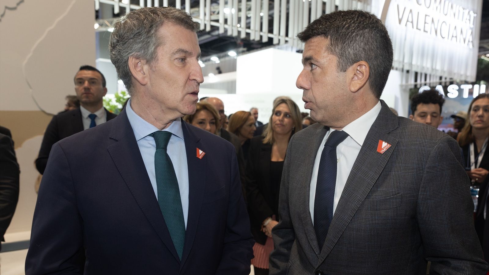 Feijóo i Mazón, el passat genera la fira de Fitur (Madrid)