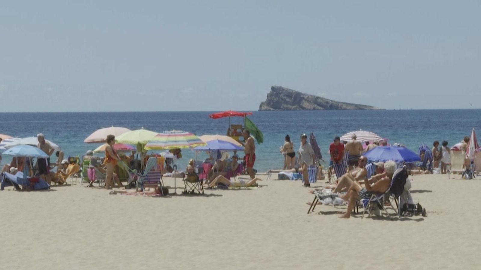 Una imatge de la platja de Benidorm, en arxiu