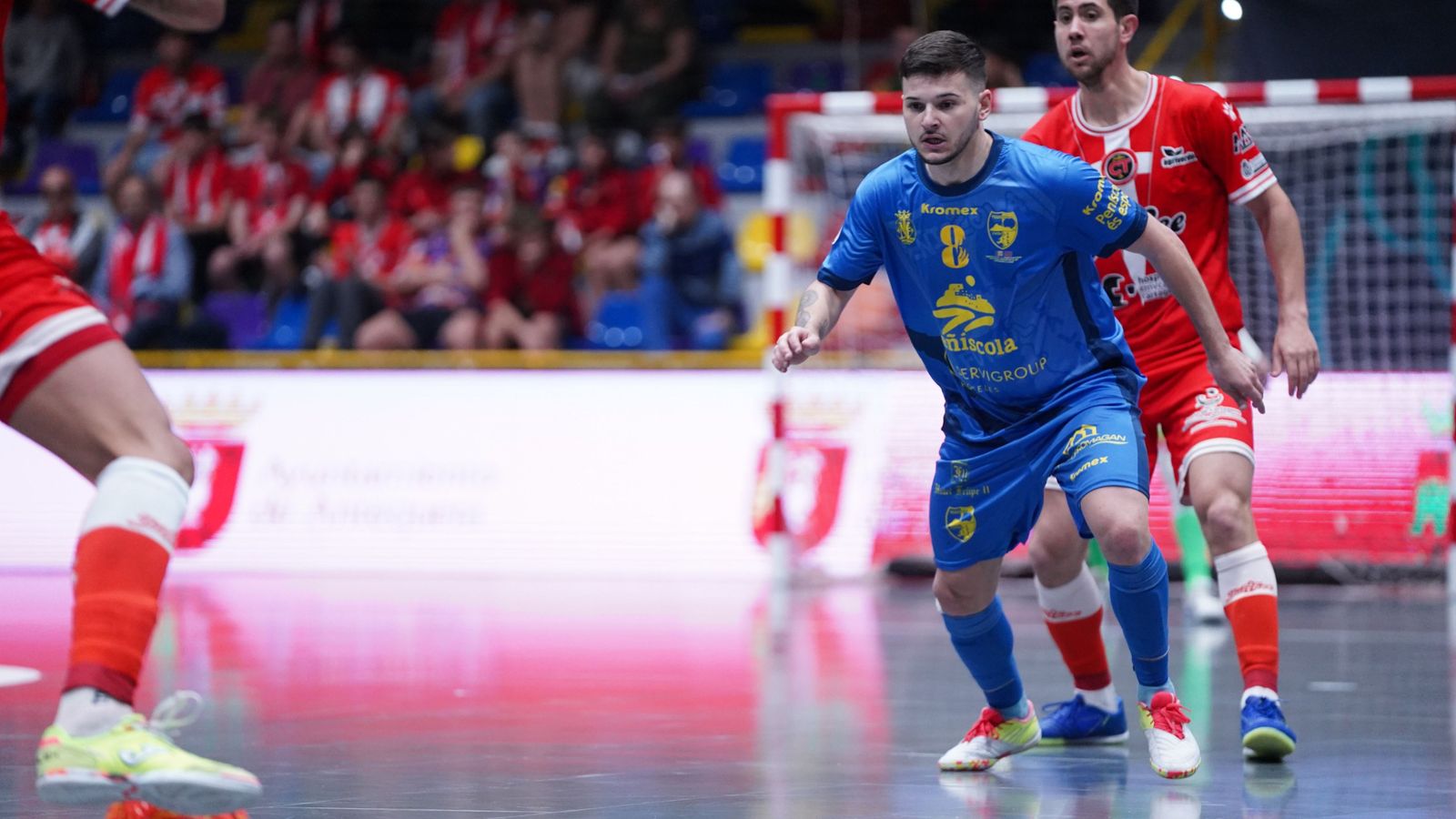 Paniagua, en una acció del partit