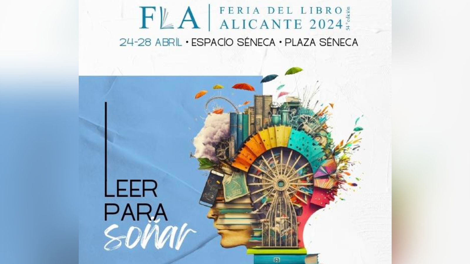 Cartell de la Fira del Llibre d'Alacant