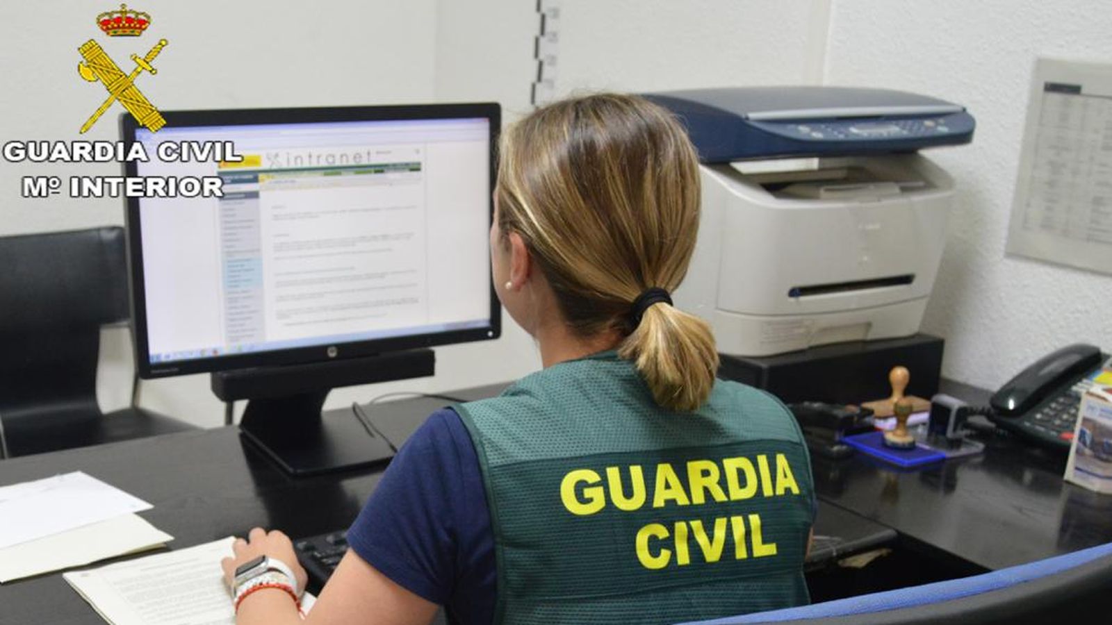 Agent de la Guàrdia Civil en una imatge d''arxiu