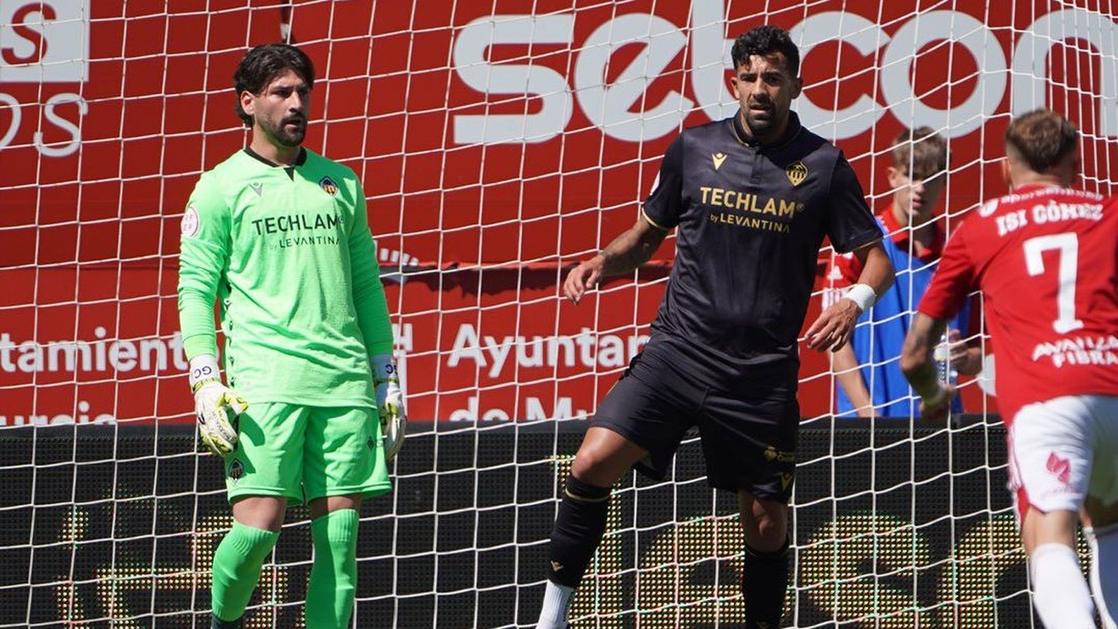 Imatge del partit entre el Múrcia i el CE Castelló