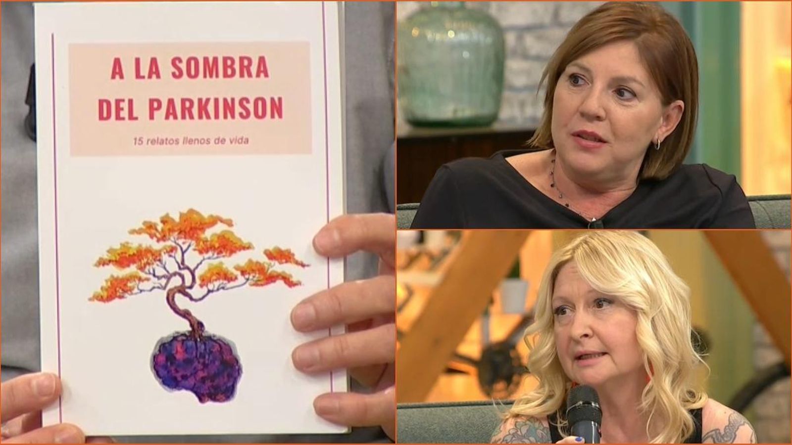 María José Mompó i Andrea Hacon, coautora i il·lustradora del llibre 'A la sombra del Parkinson' María José Mompó i Andrea Hacon, coautora i il·lustradora del llibre 'A la sombra del Parkinson'