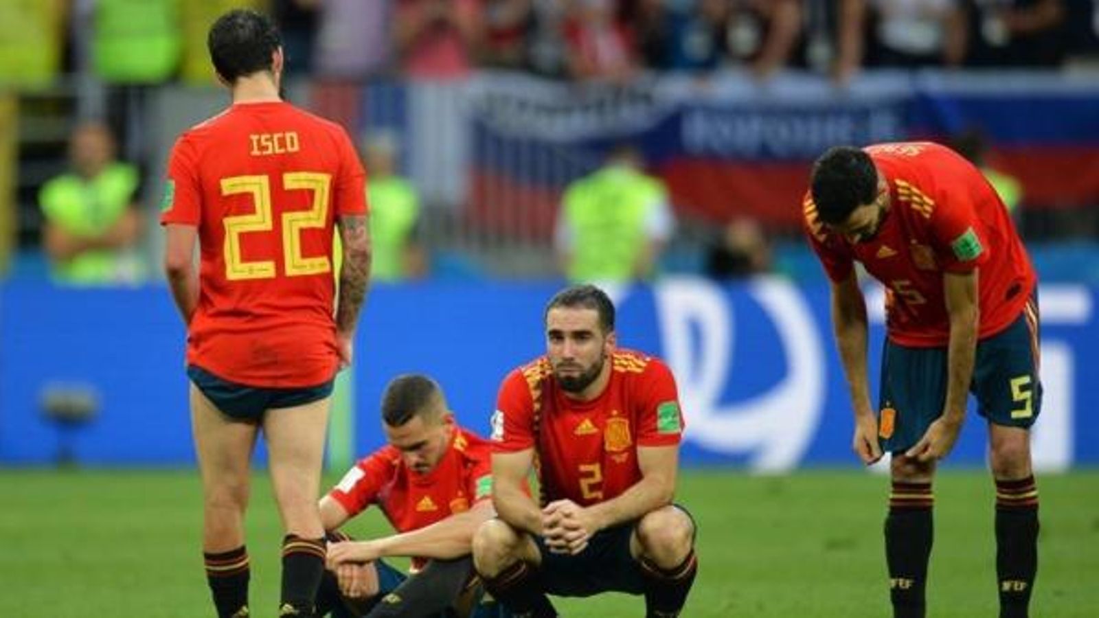 El partit de huitens de final contra Rússia ha sigut decebedor, amb un ritme lent i poques ocasions de gol.
