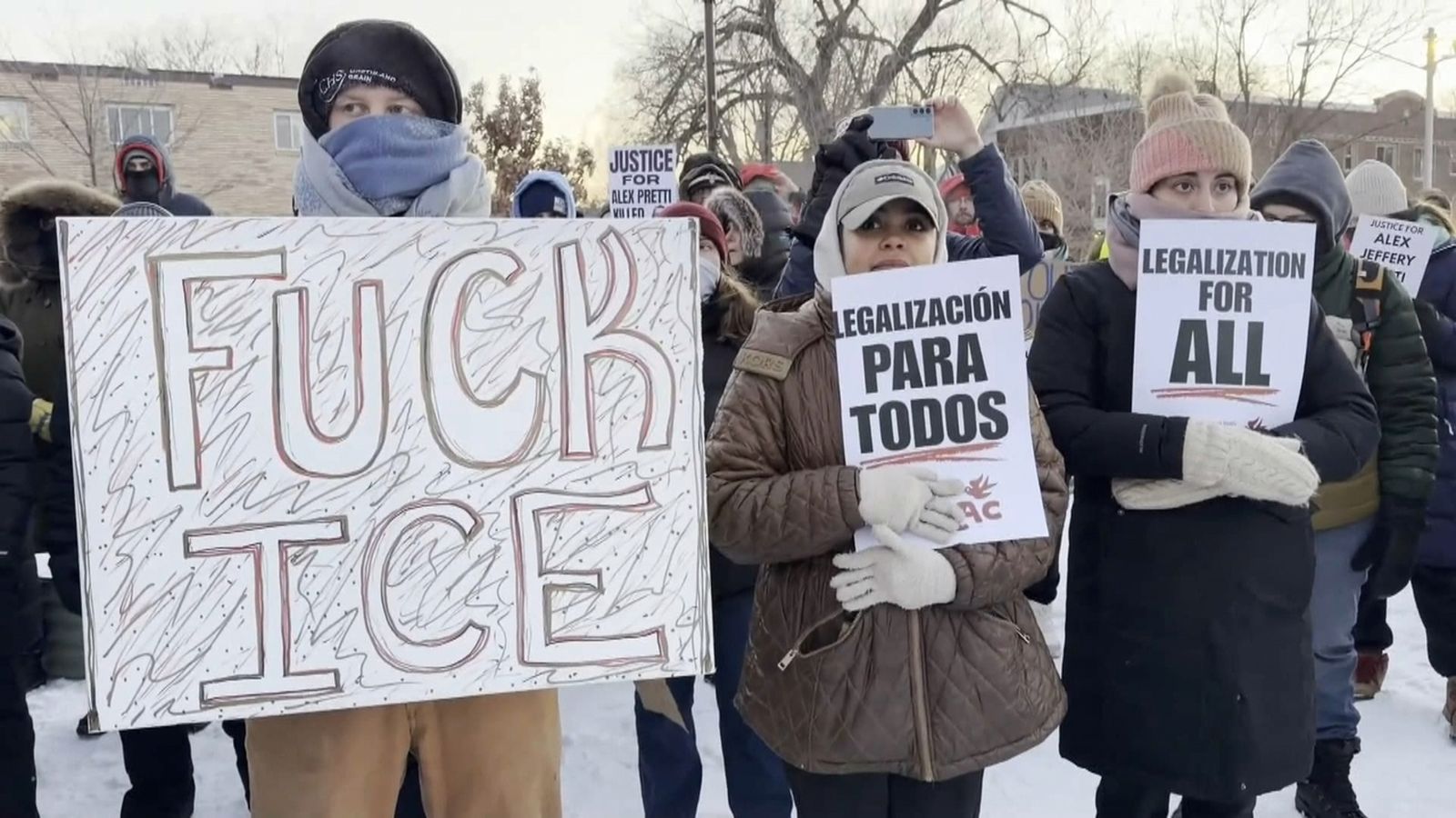 Protestes a Minneapolis per l'assassinat d'Alex Pretti