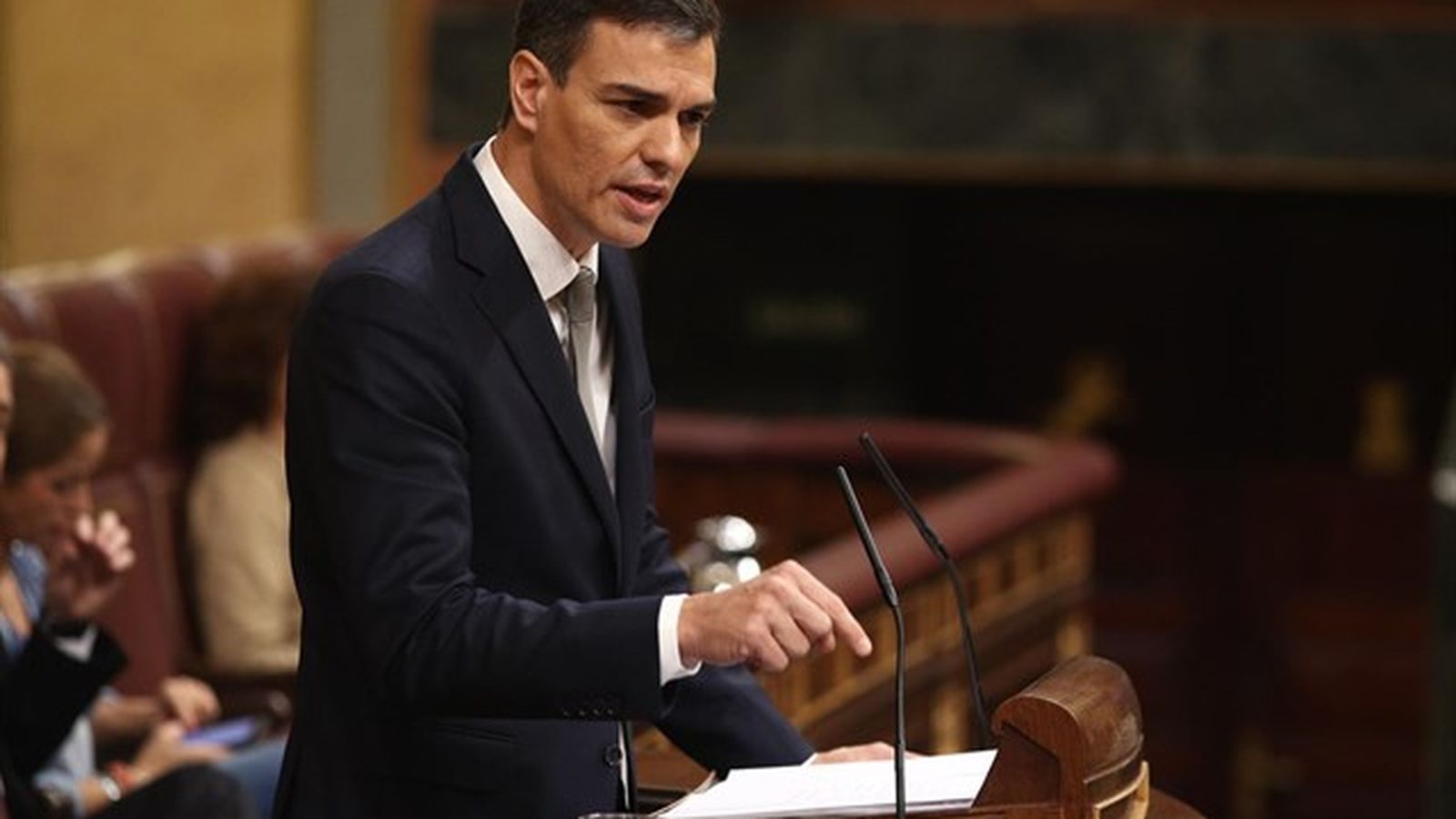 Pedro Sánchez, al Congrés dels Diputats