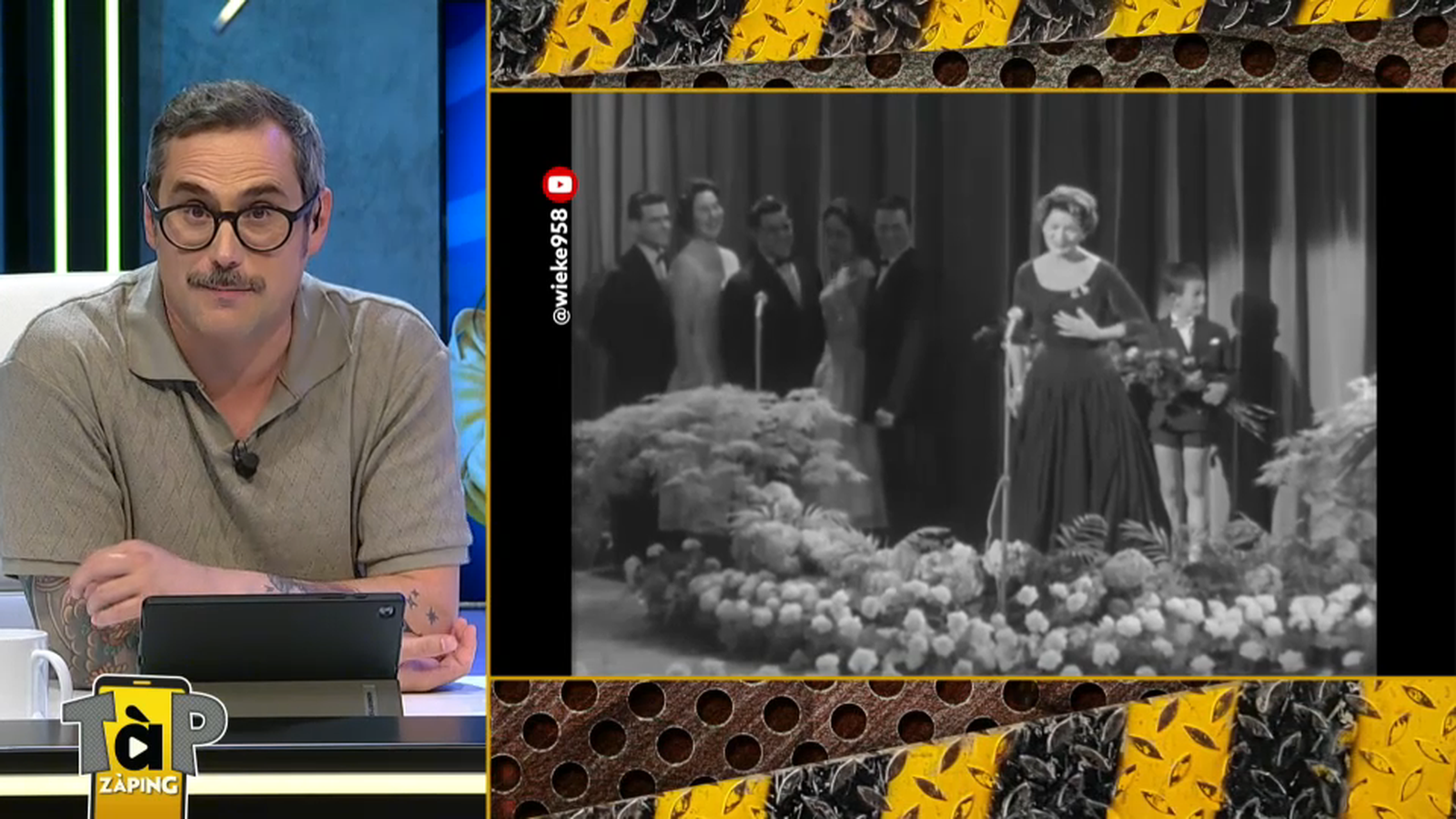 Pere Aznar sent 'Refrain', la cançó de Lys Assia, primera guanyadora d'Eurovisió