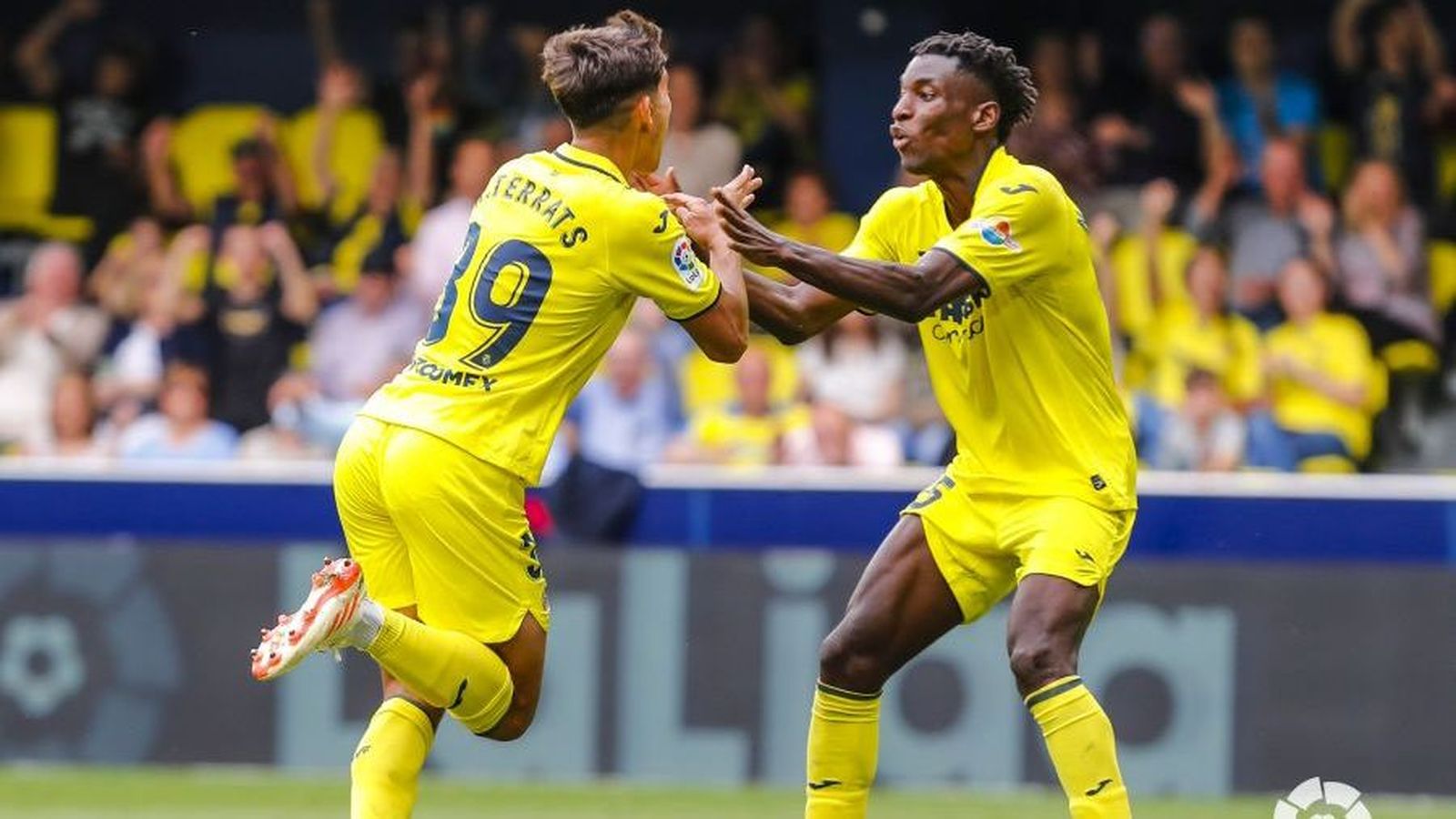 Terrats celebra el gol