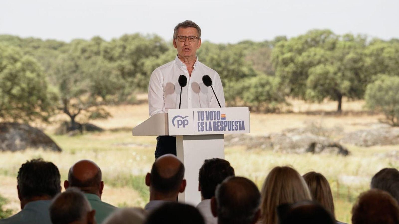 Feijóo, este dimecres a Càceres