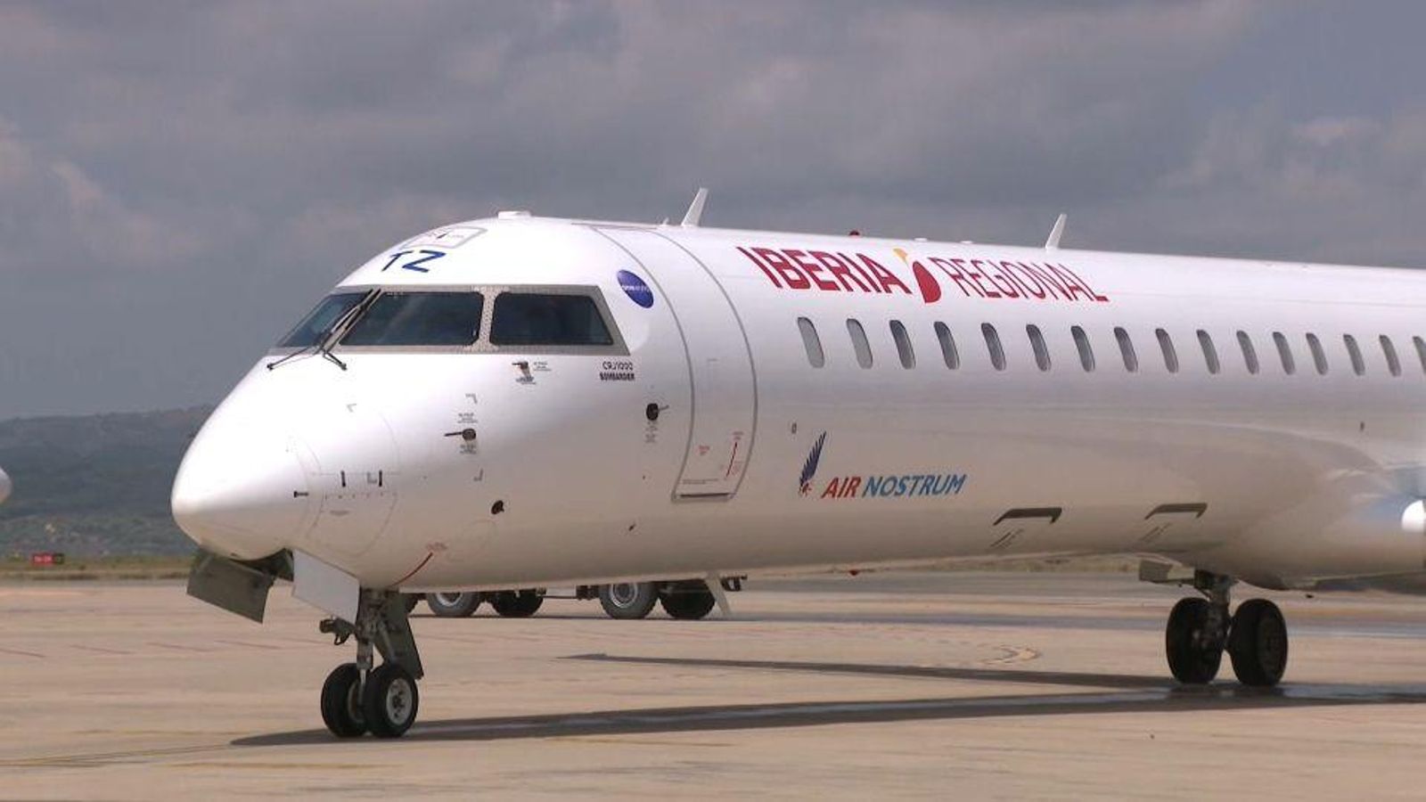 Imatge d'arxiu d'un avió d'Air Nostrum Imatge d'arxiu d'un avió d'Air Nostrum
