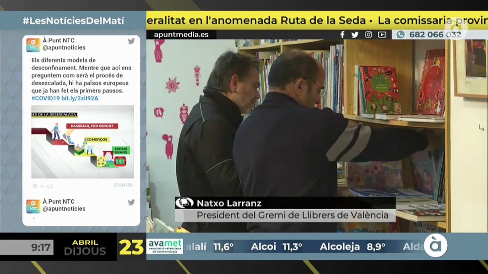 23.04.2020 | NM Entrevista a Nacho Larraz sobre l'estat de les llibreries