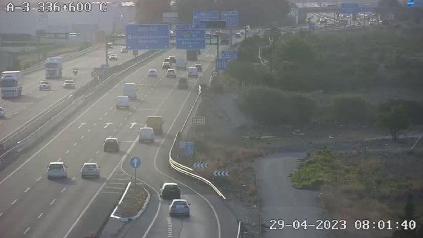 Trànsit a l'A-3, aquest dissabte