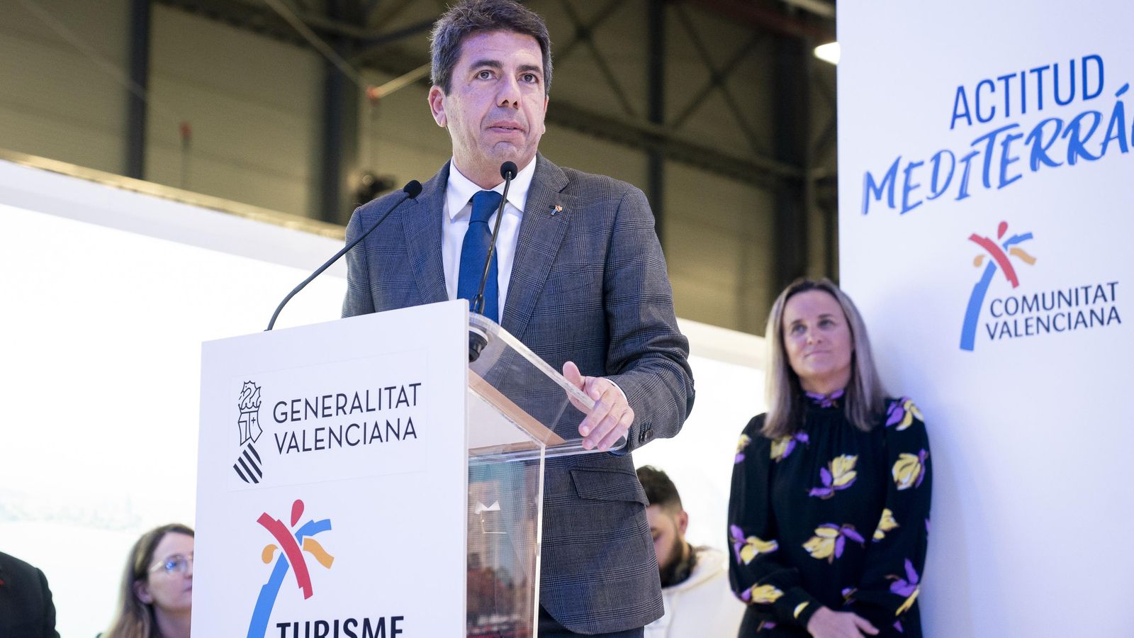 Mazón intervé durant la primera jornada de Fitur