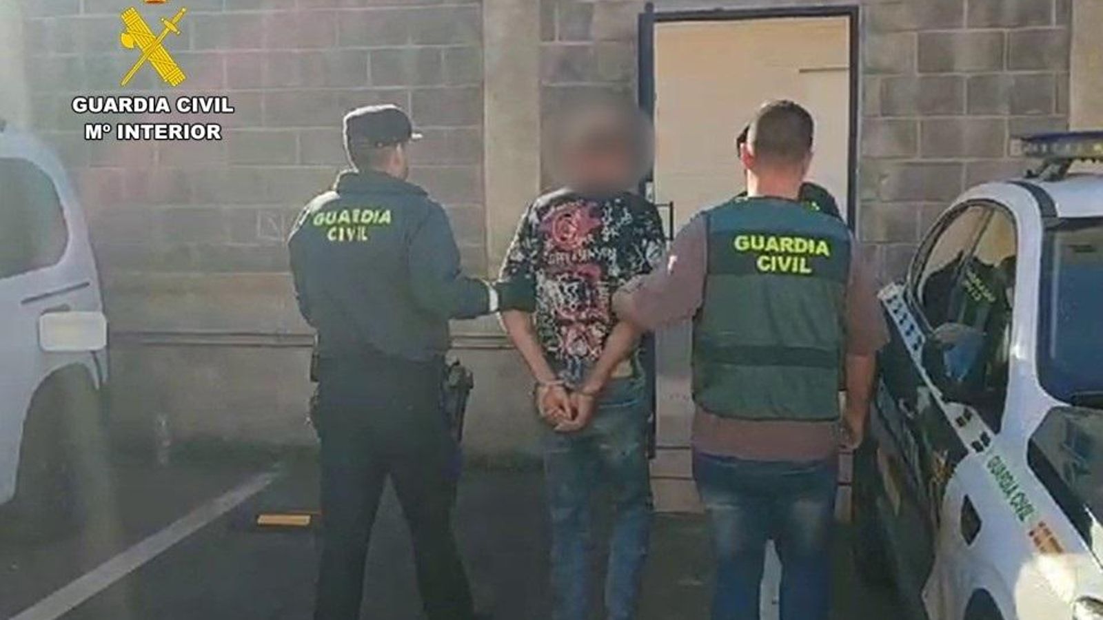 Una imatge de la detenció Una imatge de la detenció
