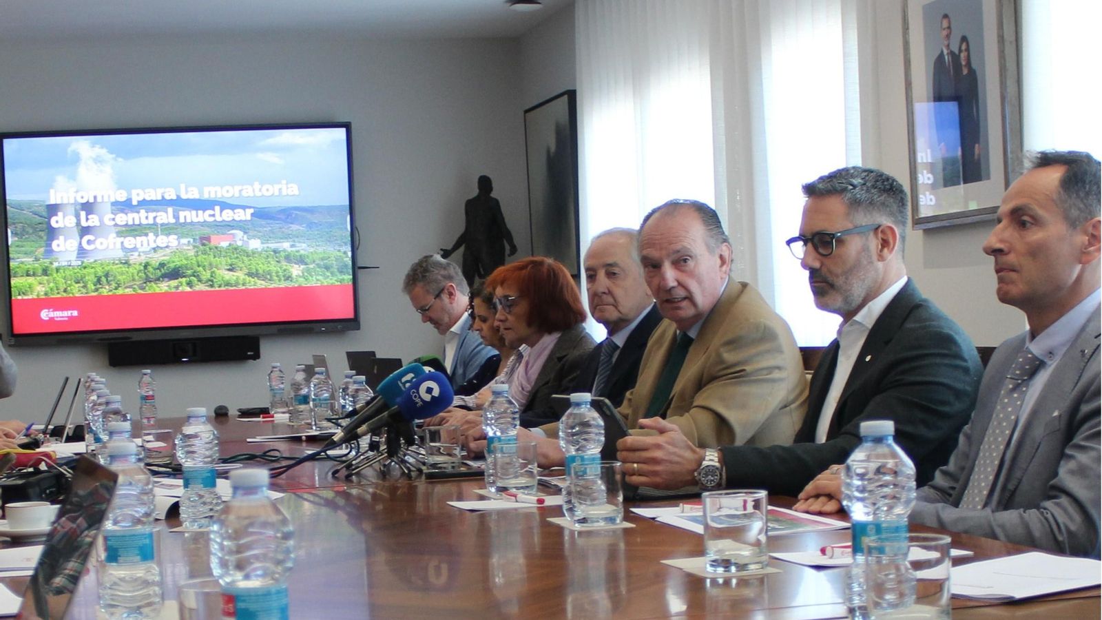 Presentació de l'informe de la nuclear de Cofrents