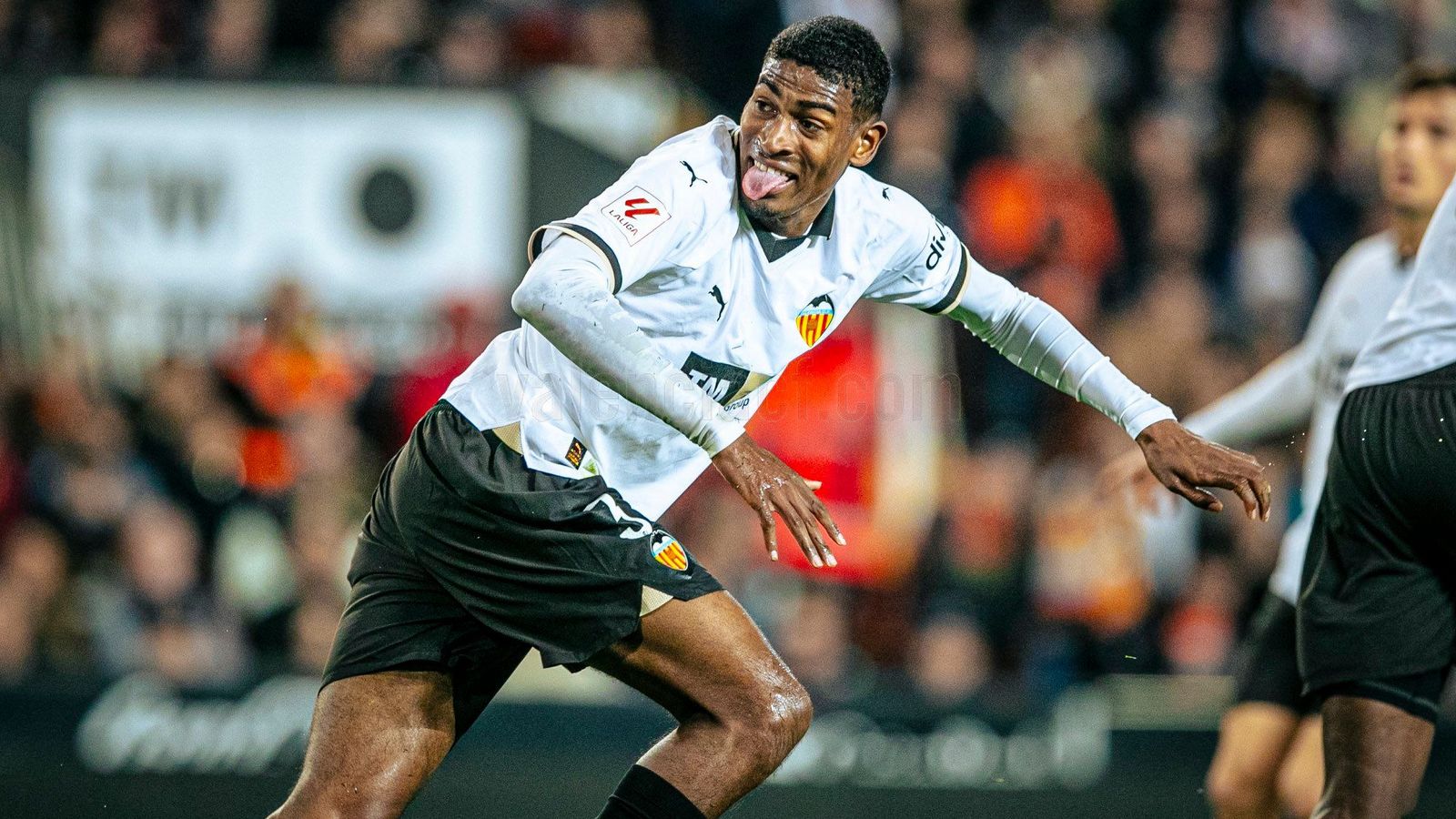 El jugador del València, Cristhian Mosquera