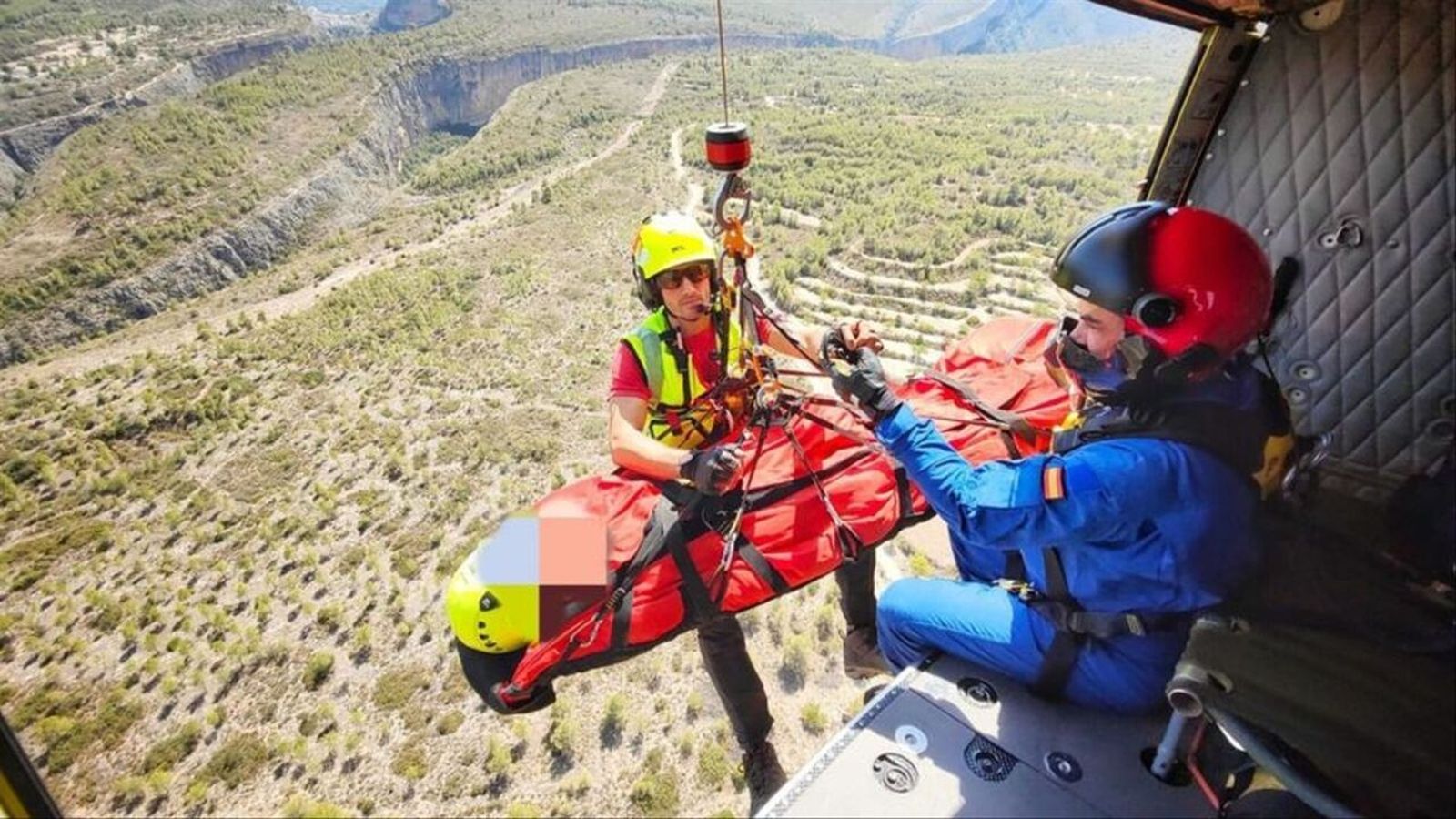 Moment d'un rescat a Xulilla