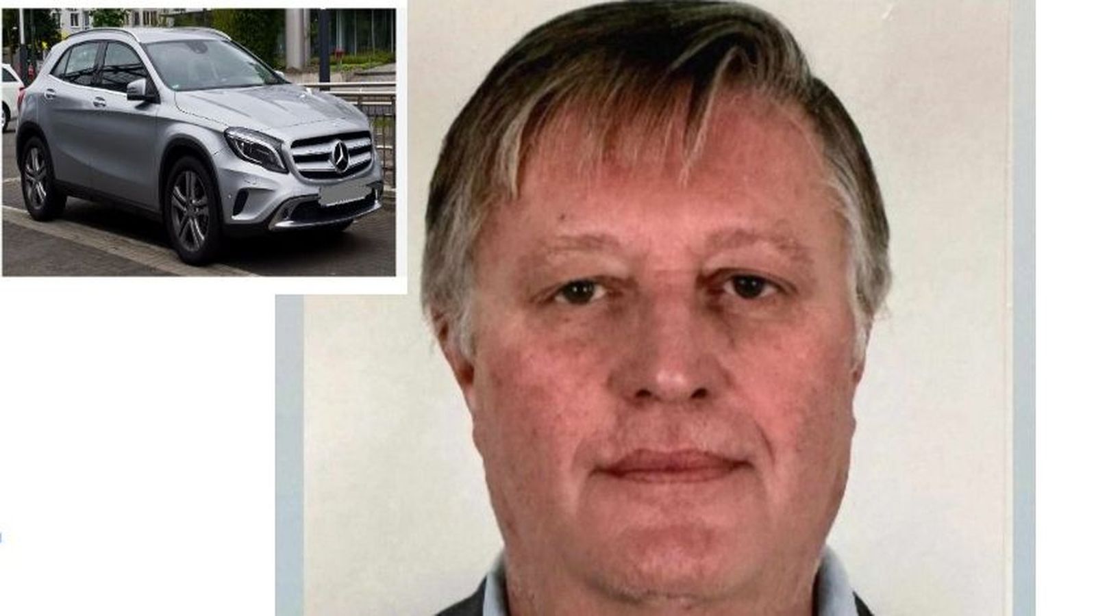 L'home desaparegut, en un cartell compartit per l'Associació SOS Desapareguts