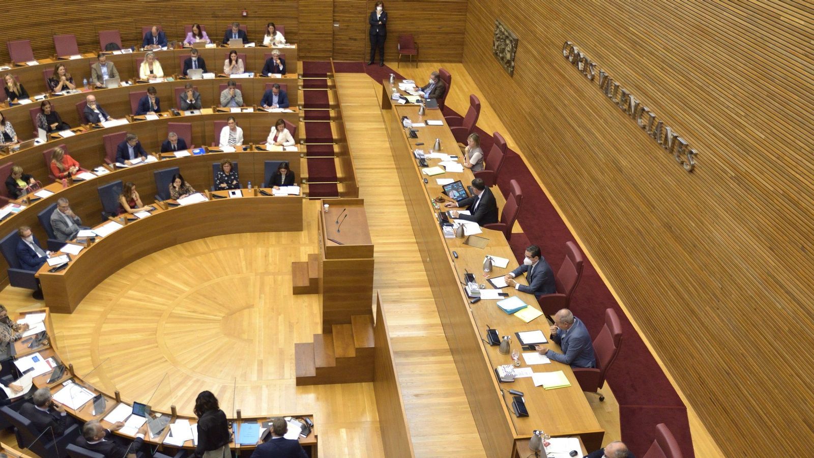 Imatge d’arxiu del ple de les Corts