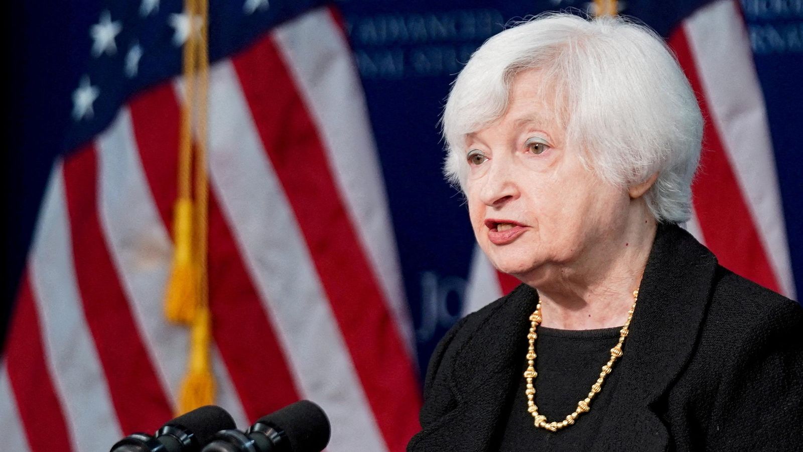 La secretària del Tresor dels EUA, Janet Yellen La secretària del Tresor dels EUA, Janet Yellen