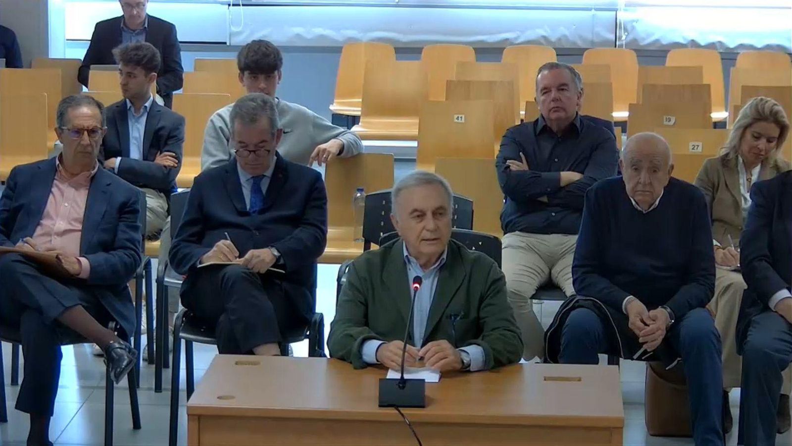 Joaquín Barceló 'Pachano', durant la seua declaració en la seccio quarta de l'Audiència Provincial