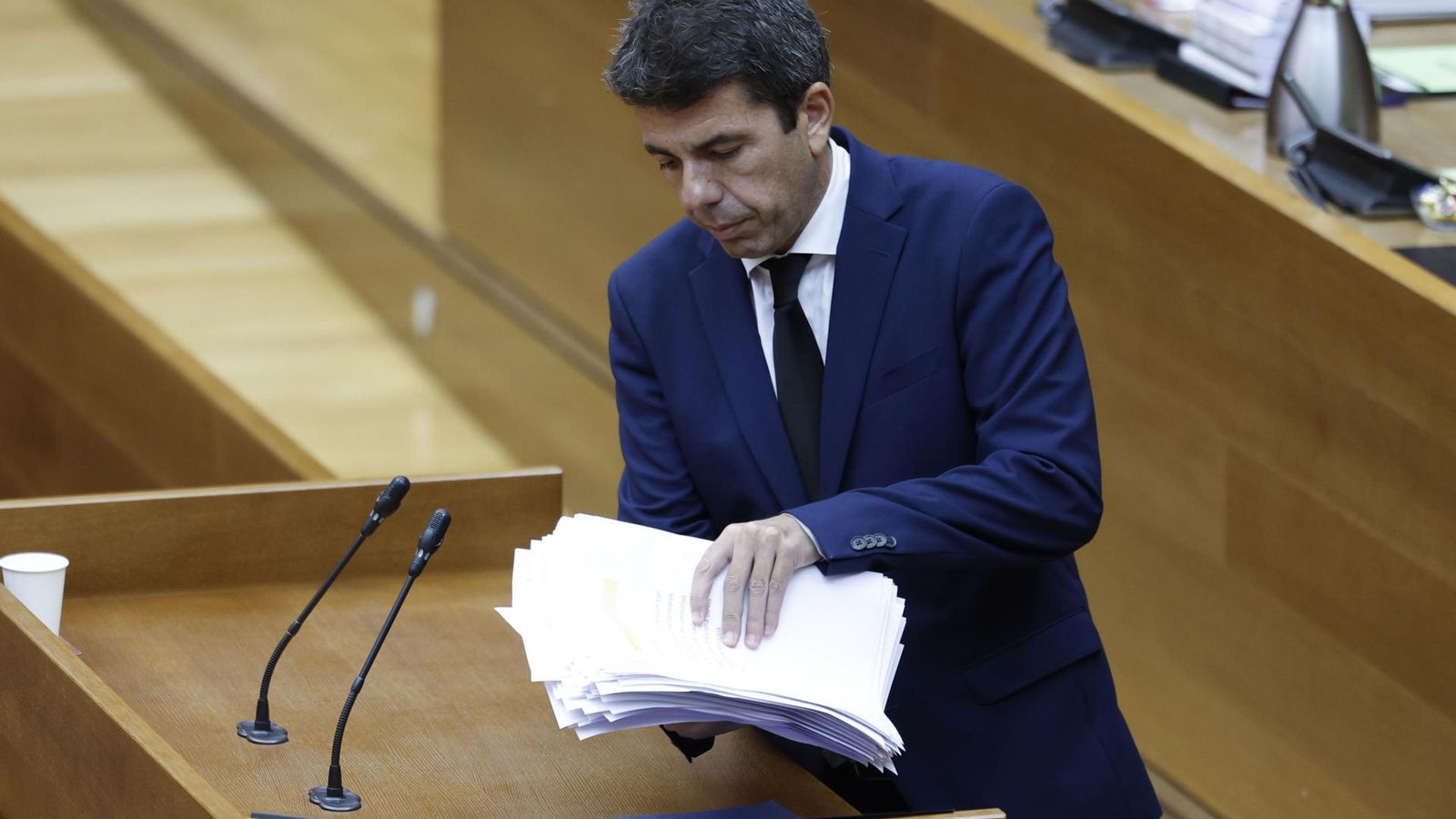 Compareixença del president de la Generalitat a les Corts el 15 de novembre