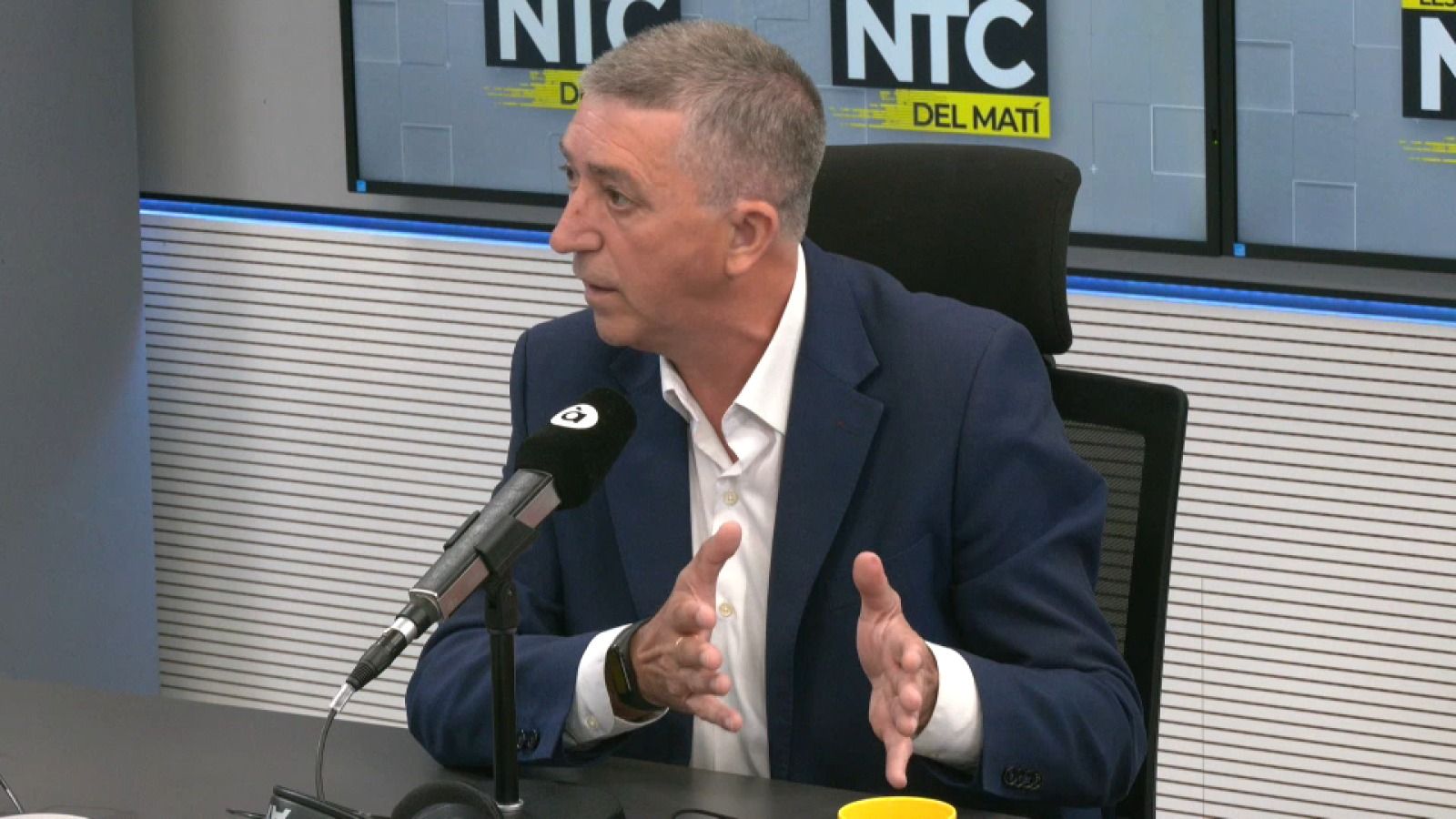El conseller d'Economia durant la seua intervenció en 'Les notícies del matí' aquest dijous