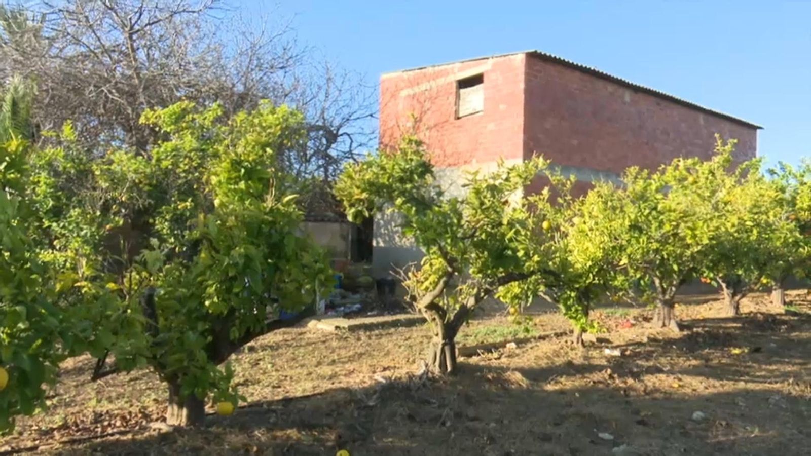 Imatges de la partida rural on es va cometre el crim