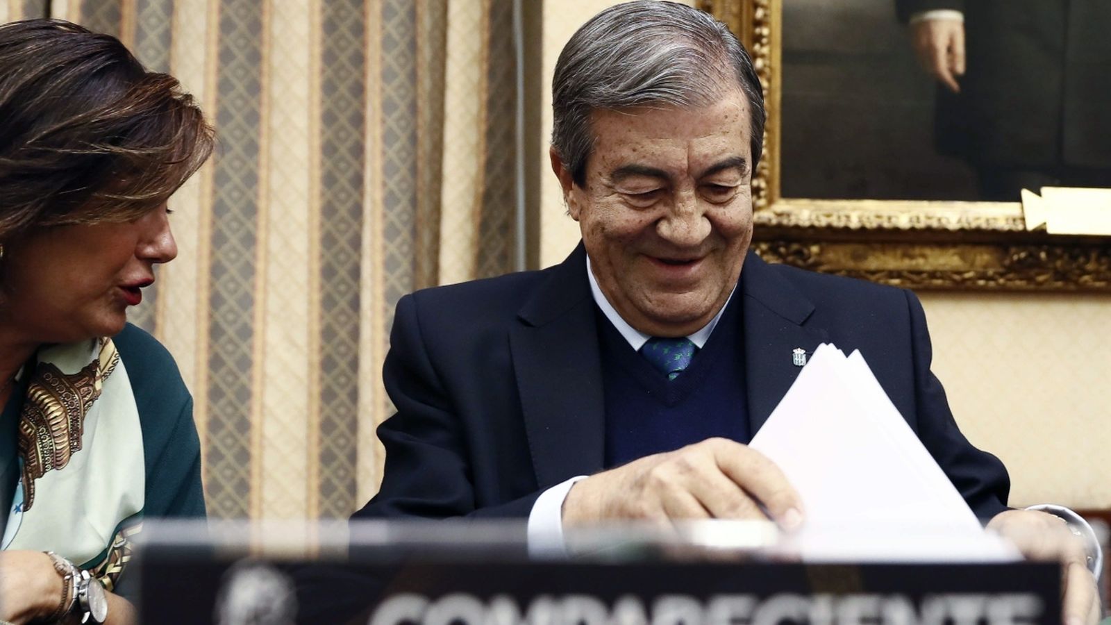 L'exsecretari general del PP Francisco Álvarez-Cascos, aquest dimarts al Congrés dels Diputats