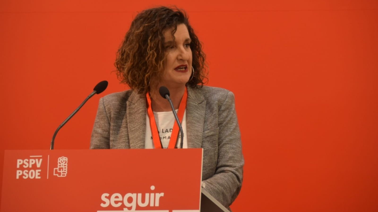 La secretària del PSPV-PSOE a la província de València, Mercedes Caballero