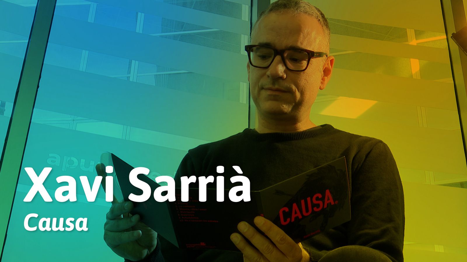 À Punt NTC parla amb el cantant Xavi Sarrià del seu nou treball 'Causa'