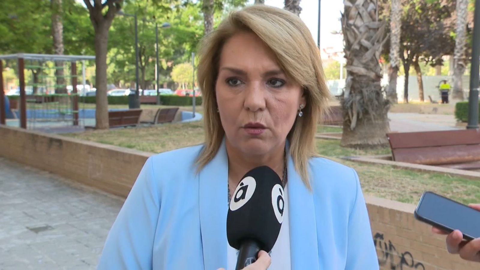 Susana Camarero, en declaracions als mitjans de comunicació, abans de visitar este dijous un centre d'atenció a menors de València