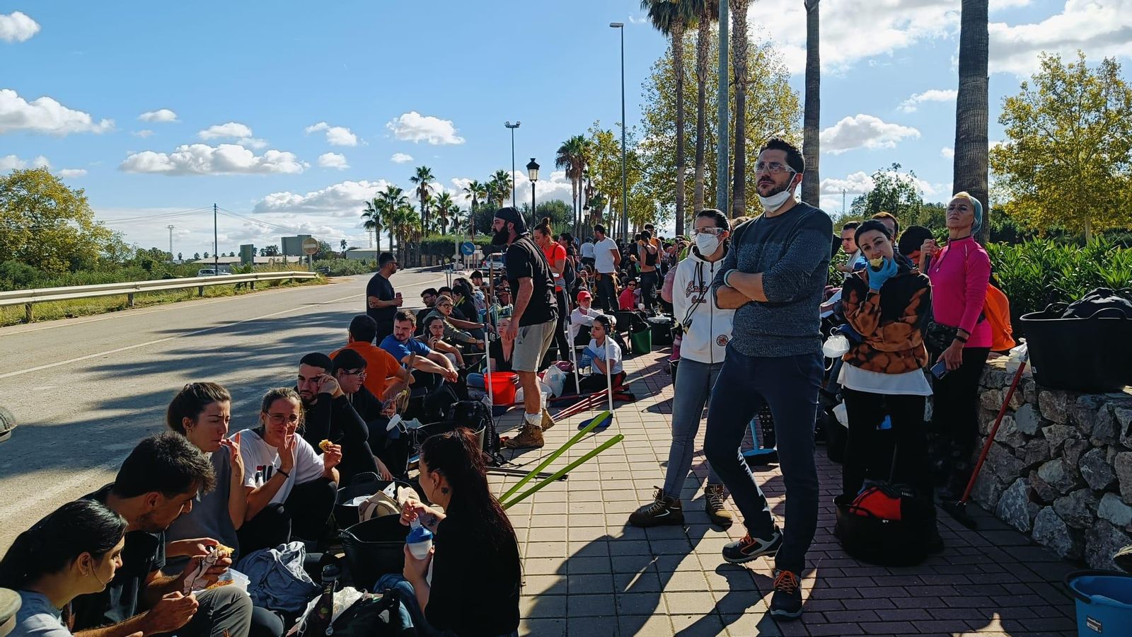 Testimoni de voluntaris desplaçats a Xiva