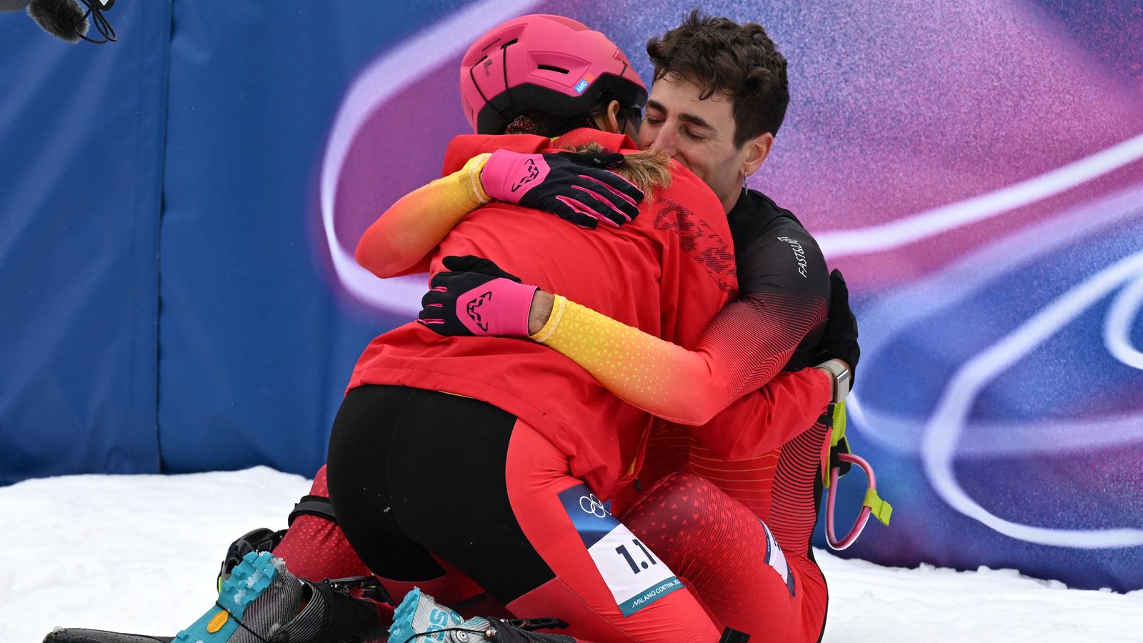 Oriol Cardona i Ana Alonso després de la prova