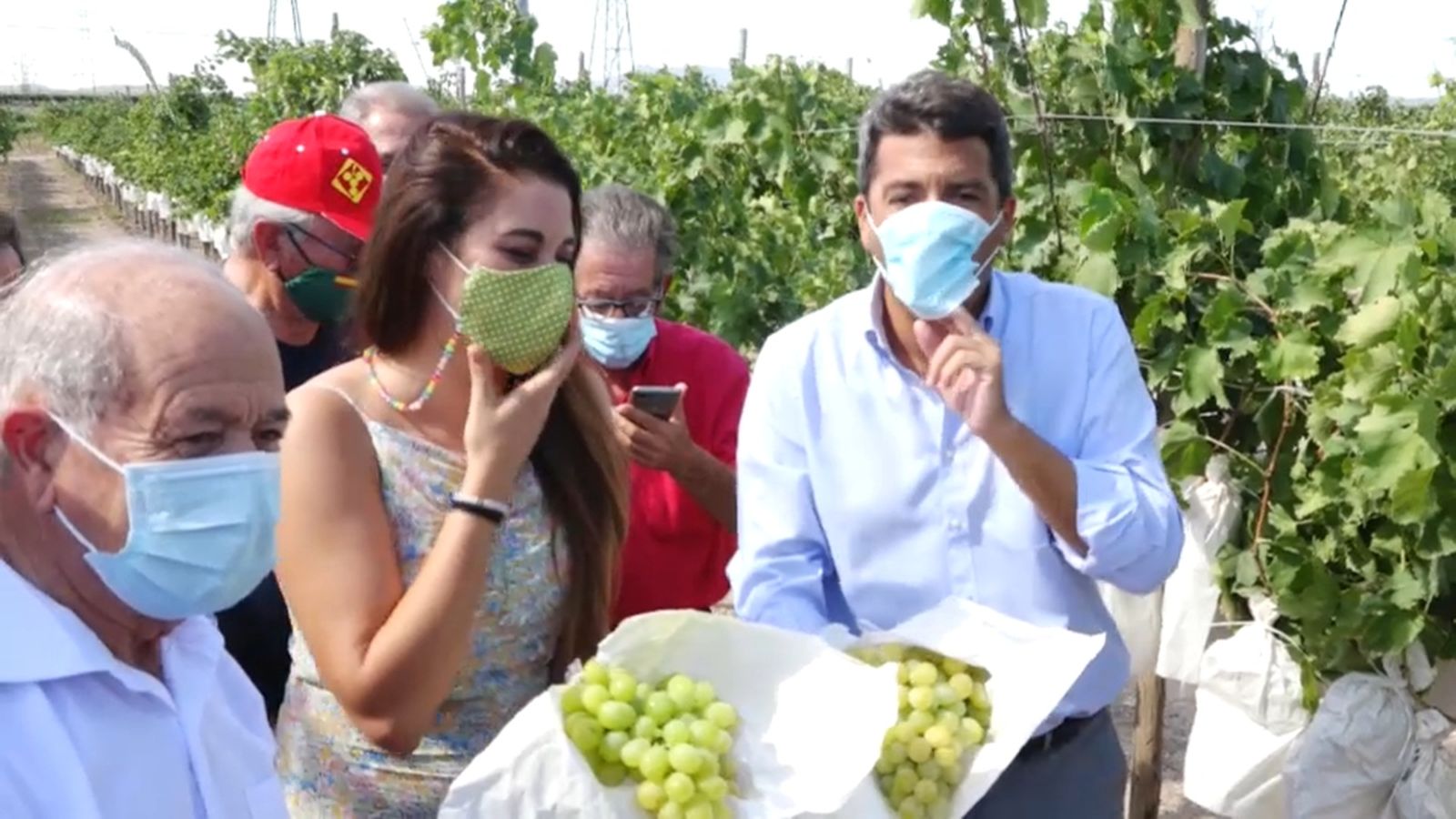 La consellera d'Agricultura, Mireia Mollà, ha participat en la tallada del primer xanglot de la temporada a Novelda