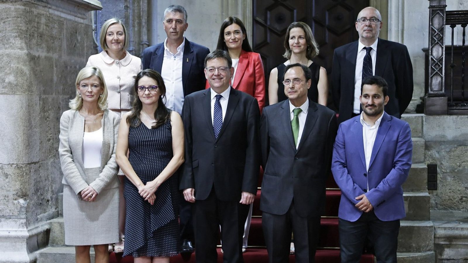 La primera formació del Consell després de l'Acord del Botànic