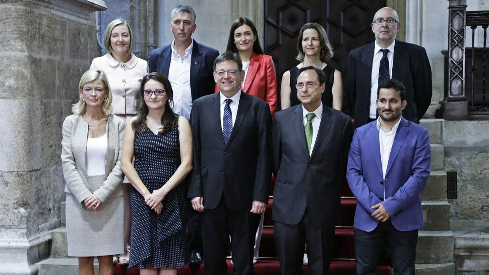 La primera formació del Consell després de l'Acord del Botànic La primera formació del Consell després de l'Acord del Botànic