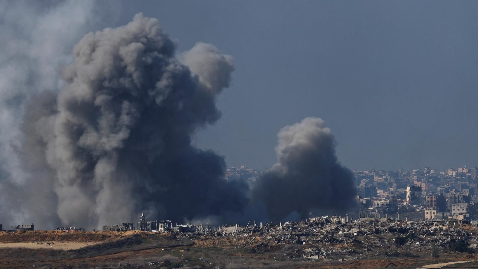 Un atac israelià a la Franja de Gaza origina una fumeguera GAZA